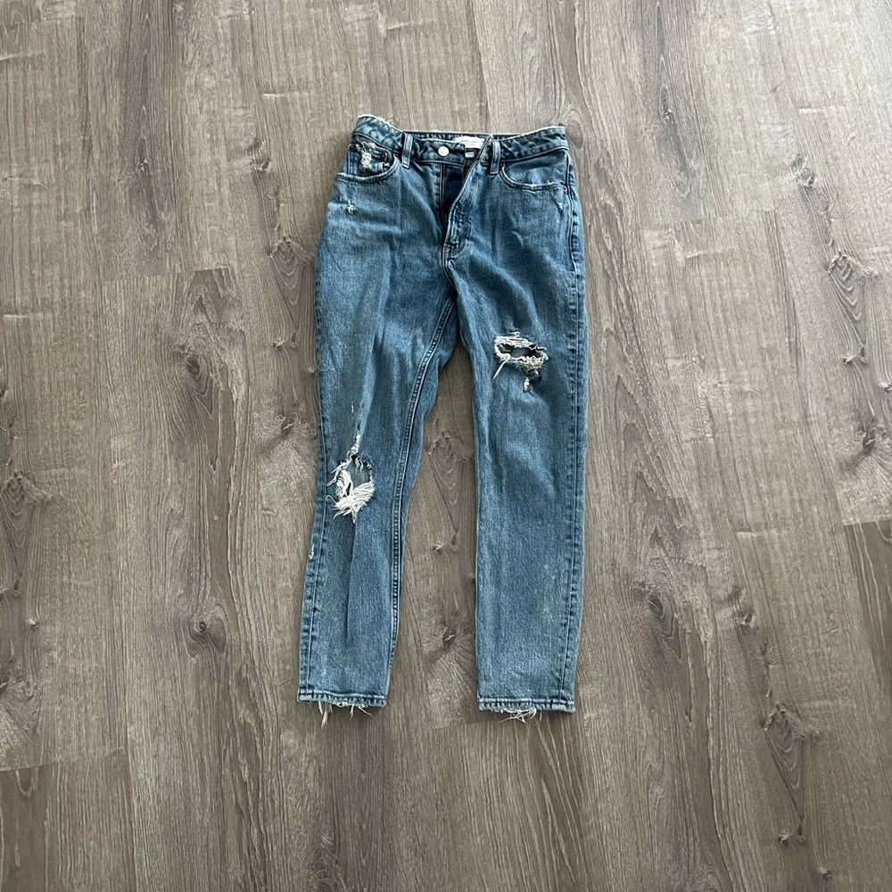 Abercrombie & Fitch curve love mom jeans